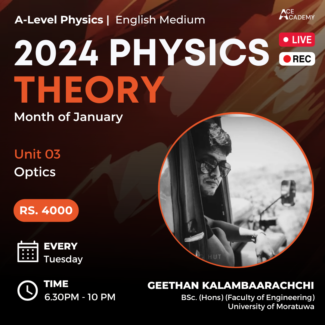 2024 Physics Theory | [January] English Medium | Ace Academy