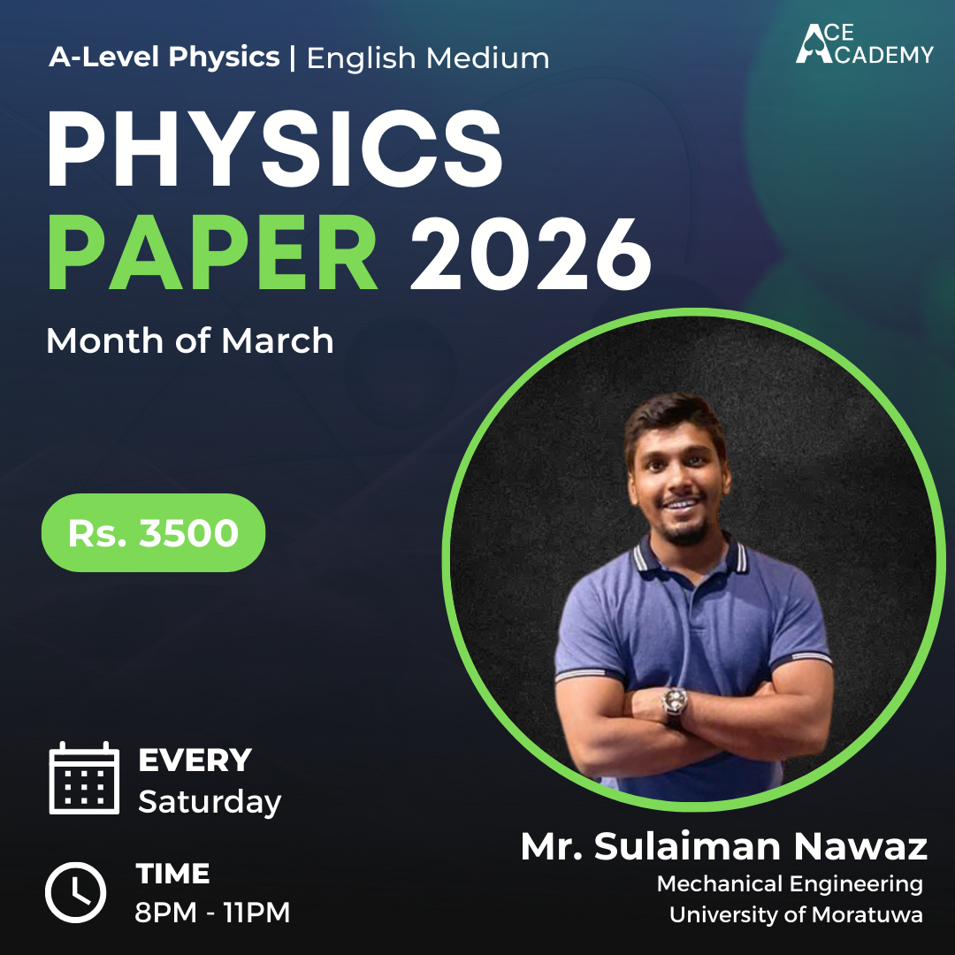 2026 AL PAPER CLASS | MARCH | Ace Academy