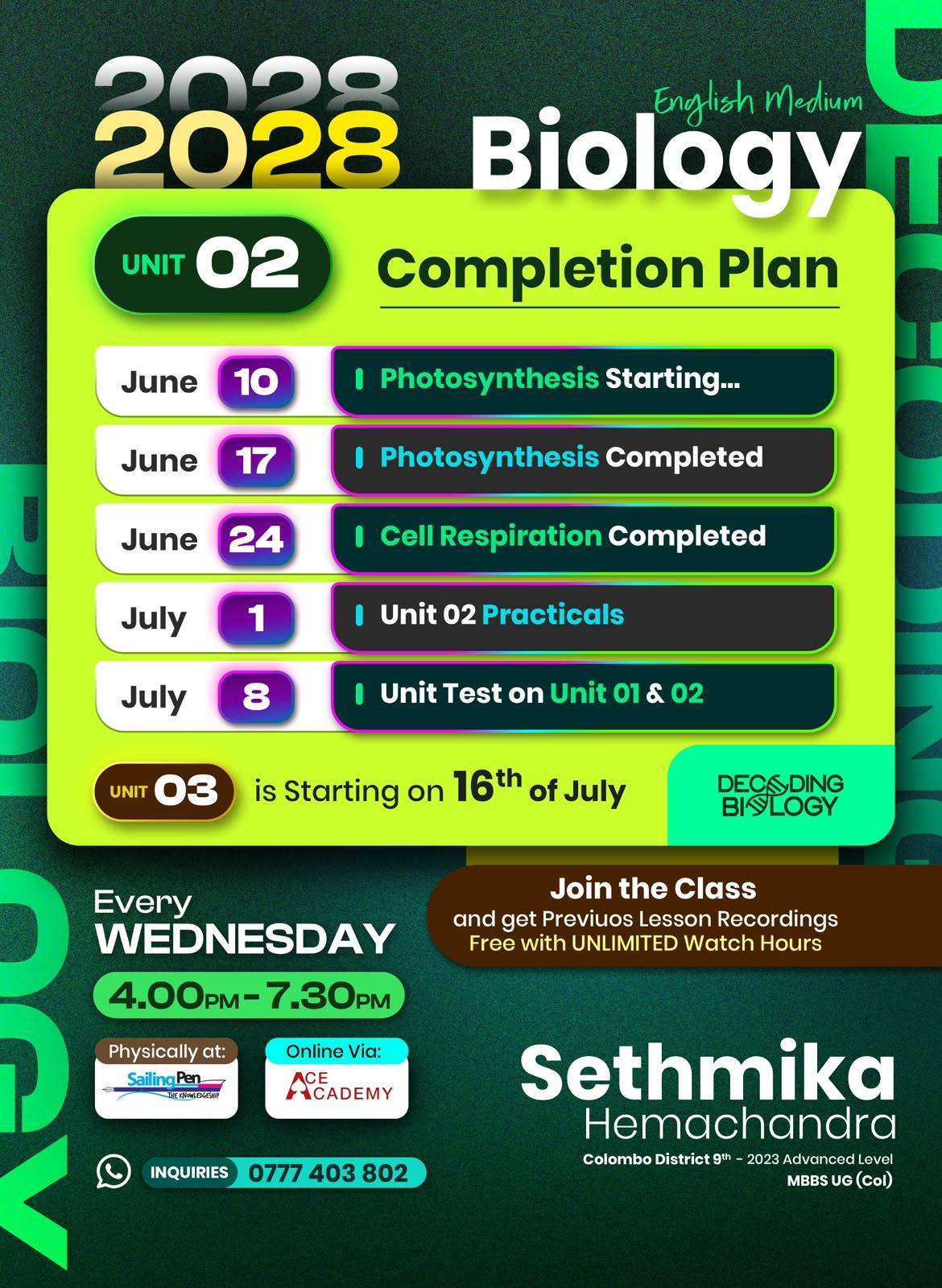 course
