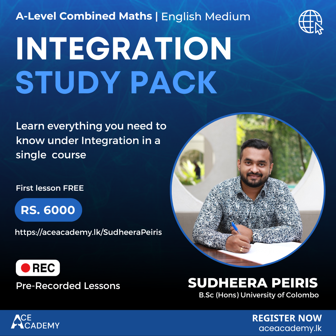 Integration | අනුකලනය - Comprehensive Study Pack - By Sudheera Peiris ...
